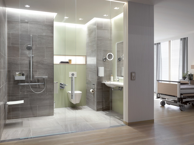 Salle de bain adaptée PMR Senior Handicap