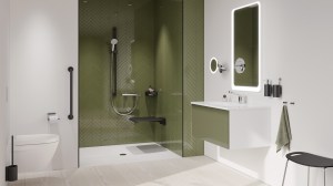 Salle de bain adaptée PMR Senior Personnes âgées Handicap