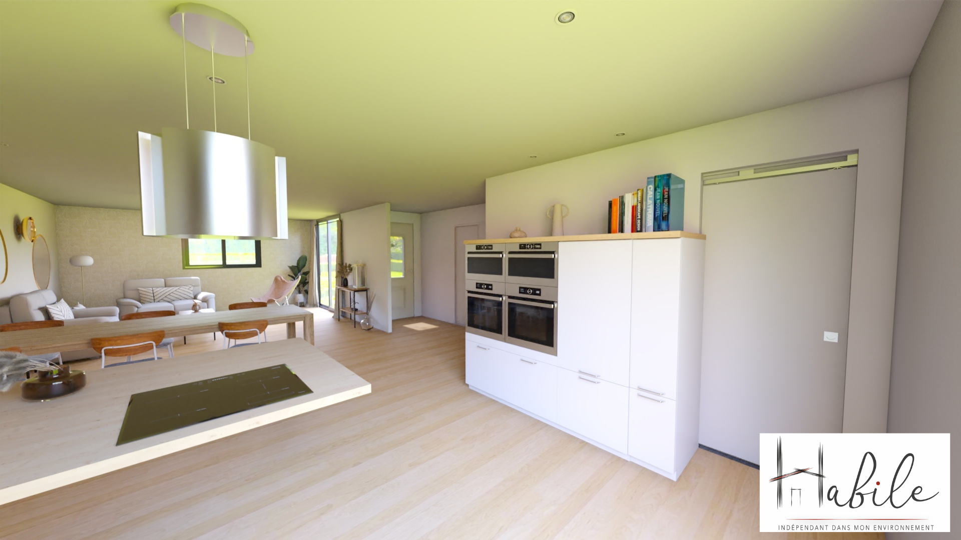 Adaptation Diagnostic Accesibilité Aménagement Habile Cuisine Plan 3D Futur Place